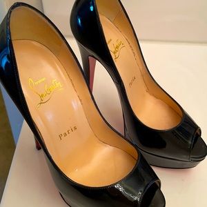 Christian Louboutin black shoes